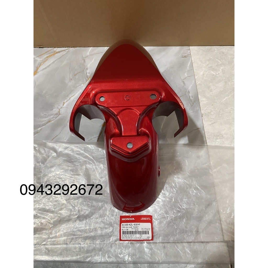 Dè ( Chắn Bùn Trước ) Vision 110 ( 2011 > 2013 ) Đỏ Tươi Honda ( 61100KZL930YF )