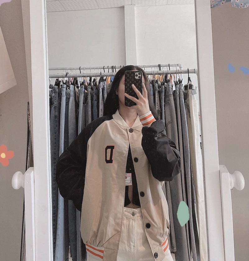 Áo Khoác Bomber Nữ 2 Lớp Siêu Đẹp LT99