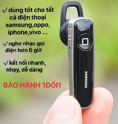 TAI NGHE BLUETOOTH SAM SUNG CHẤT LƯỢNG CAO KẾT NỐI TỐT VỚI TẤT CẢ CÁC LOẠI ĐIỆN THOẠI - TAI NGHE NHÉT TAI NGHE NHẠC GỌI ĐIỆN CỰC LÂU