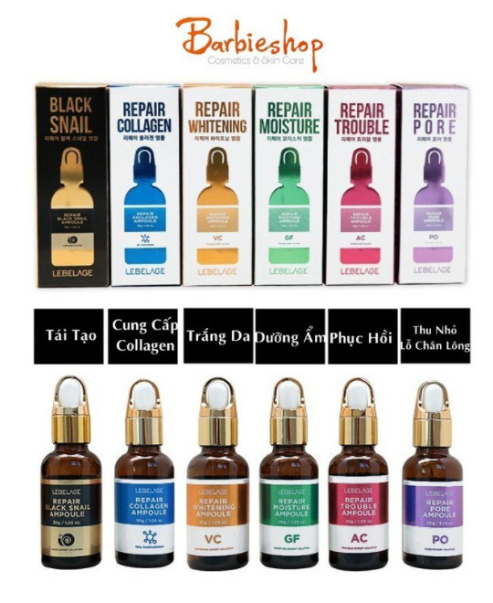 Tinh Chất Serum Lebelage Repair Ampoule 30g (Đủ Loại)