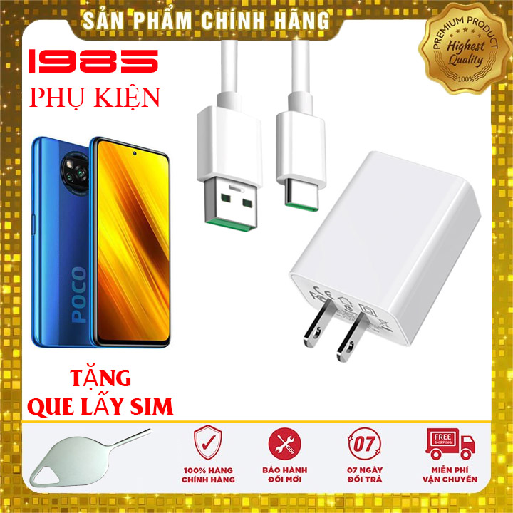 Bộ sạc nhanh xiaomi poco x3 nfc