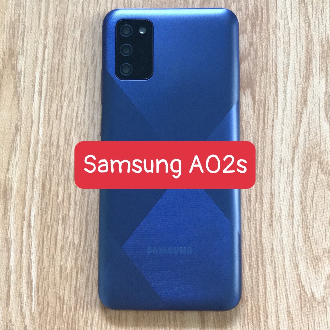 Bộ xương vỏ samsung A02s zin( kèm kính camera)