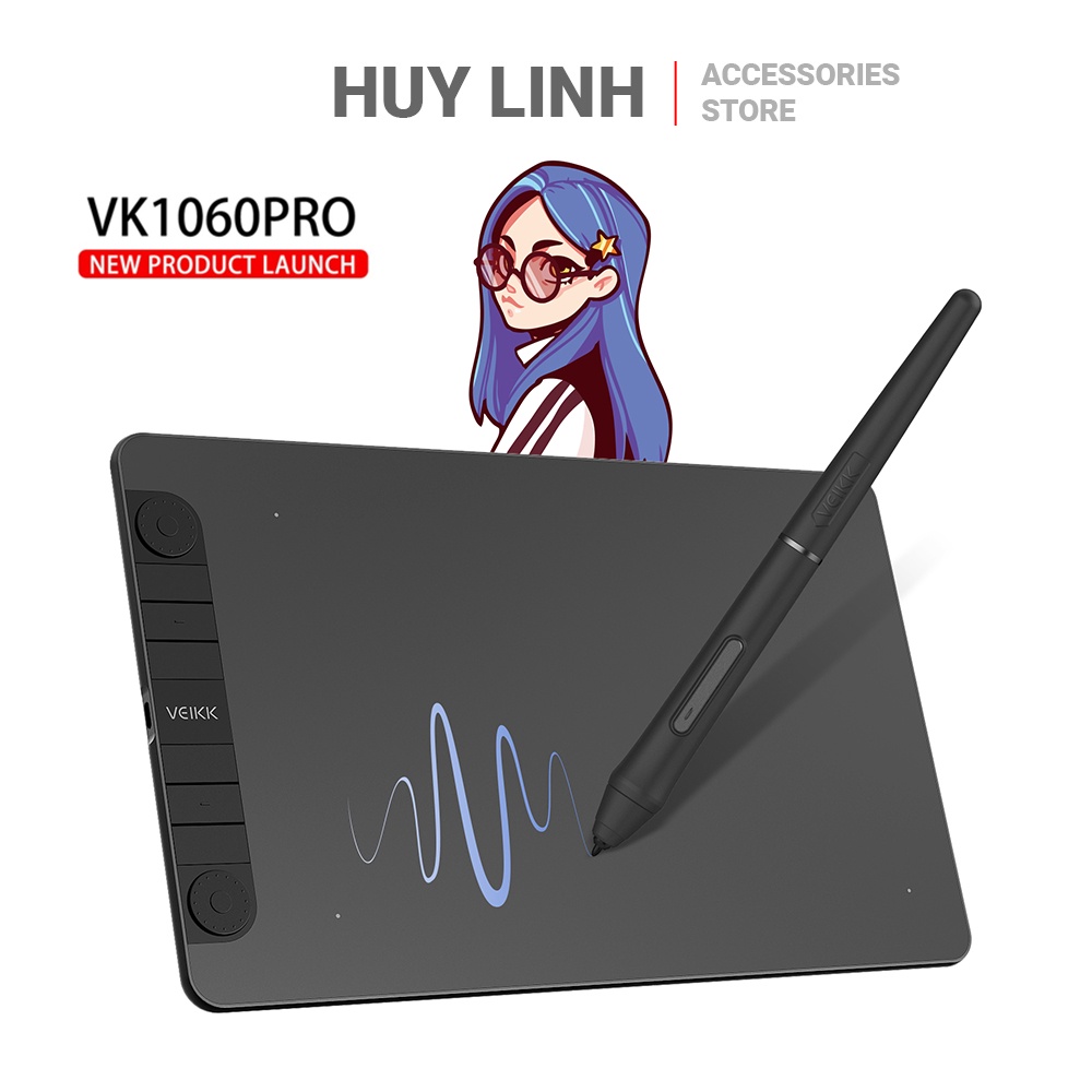 VEIKK VK1060 Pro Creator Tablets: Bạn đang tìm kiếm một sản phẩm bảng vẽ điện tử với chất lượng cao nhưng vẫn giữ được tính năng đa dụng và hiệu suất với giá cả hợp lý? Đây chính là sản phẩm VEIKK VK1060 Pro Creator Tablets, sẵn sàng để giúp bạn biến tưởng tượng thành hiện thực.