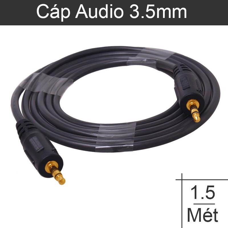 Cáp loa 2 đầu 3.5 dài 1.5M Dtech DT6220