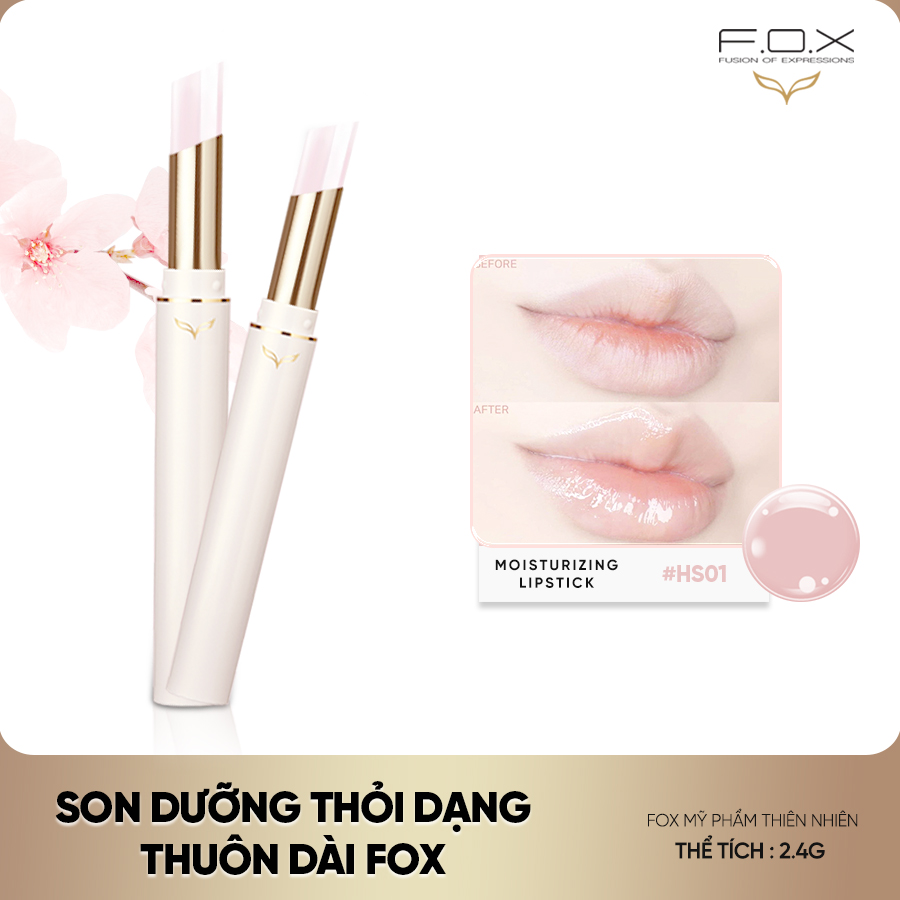 Son Dưỡng Môi  FOX Mềm Mịn Moisturizing Lipstick 2.4g