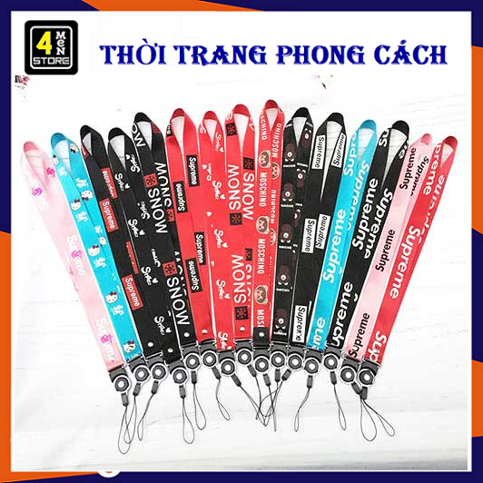 [HCM]⚡ Giá Sỉ ⚡ Dây Đeo Điện Thoại Thẻ Văn Phòng Sinh Viên Dây Dù To - Nhiều Màu - Nhiều Mẫu