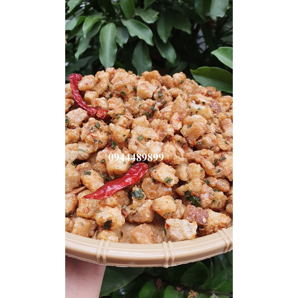 [Tết ] 200gr Tóp mỡ liền da sốt mắm hành  - đồ ăn vặt