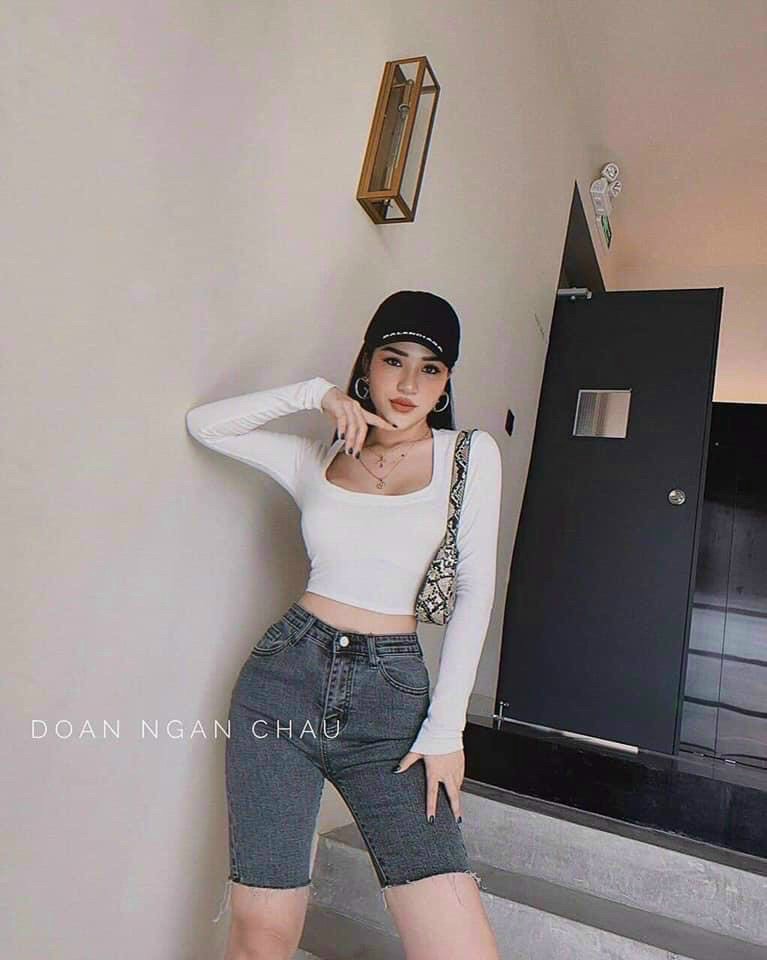 ÁO COPTOP DÀI TAY CỔ U THỜI TRANG NỮ SÀNH ĐIỆU HIT HOT 2020