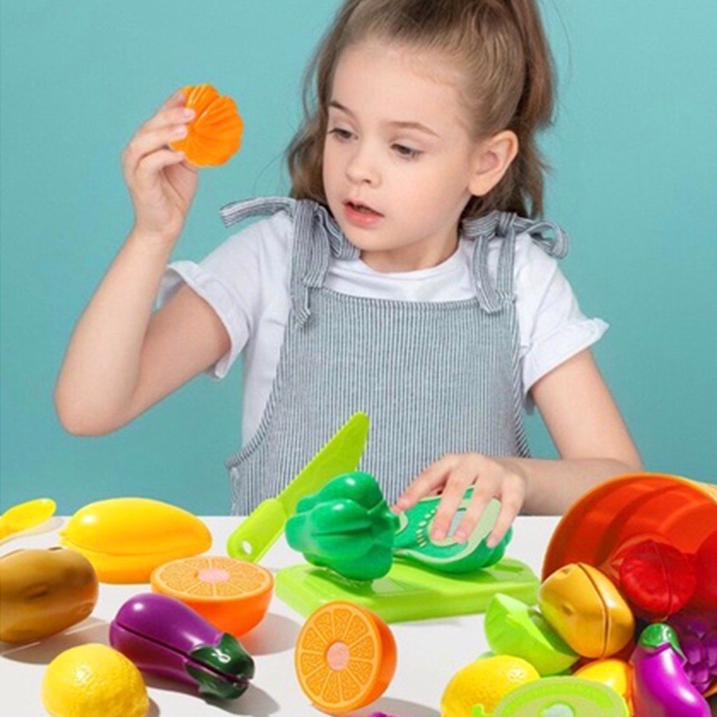 Bộ Đồ Chơi Cắt Hoa Quả Rau Củ Cho Bé