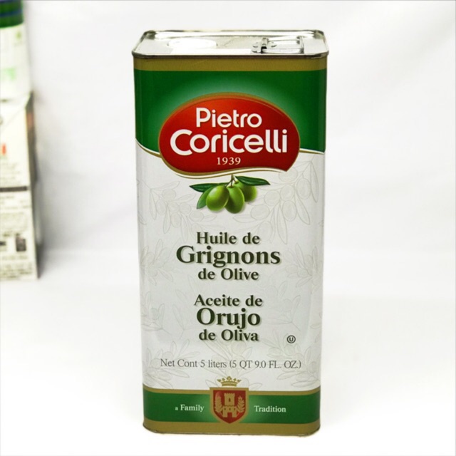 Dầu oliu Pietro Coricelli 5L nhập khẩu Ý