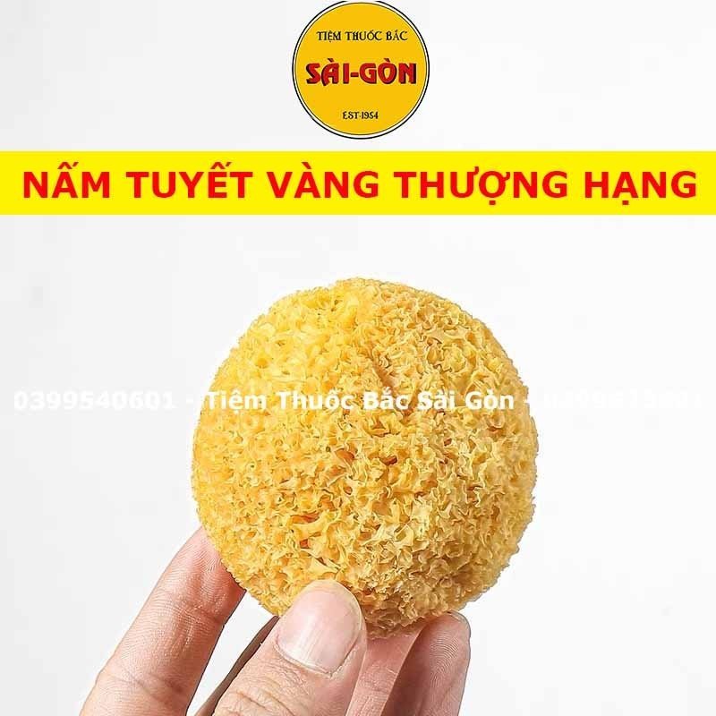 Nấm tuyết vàng không tẩy 500g