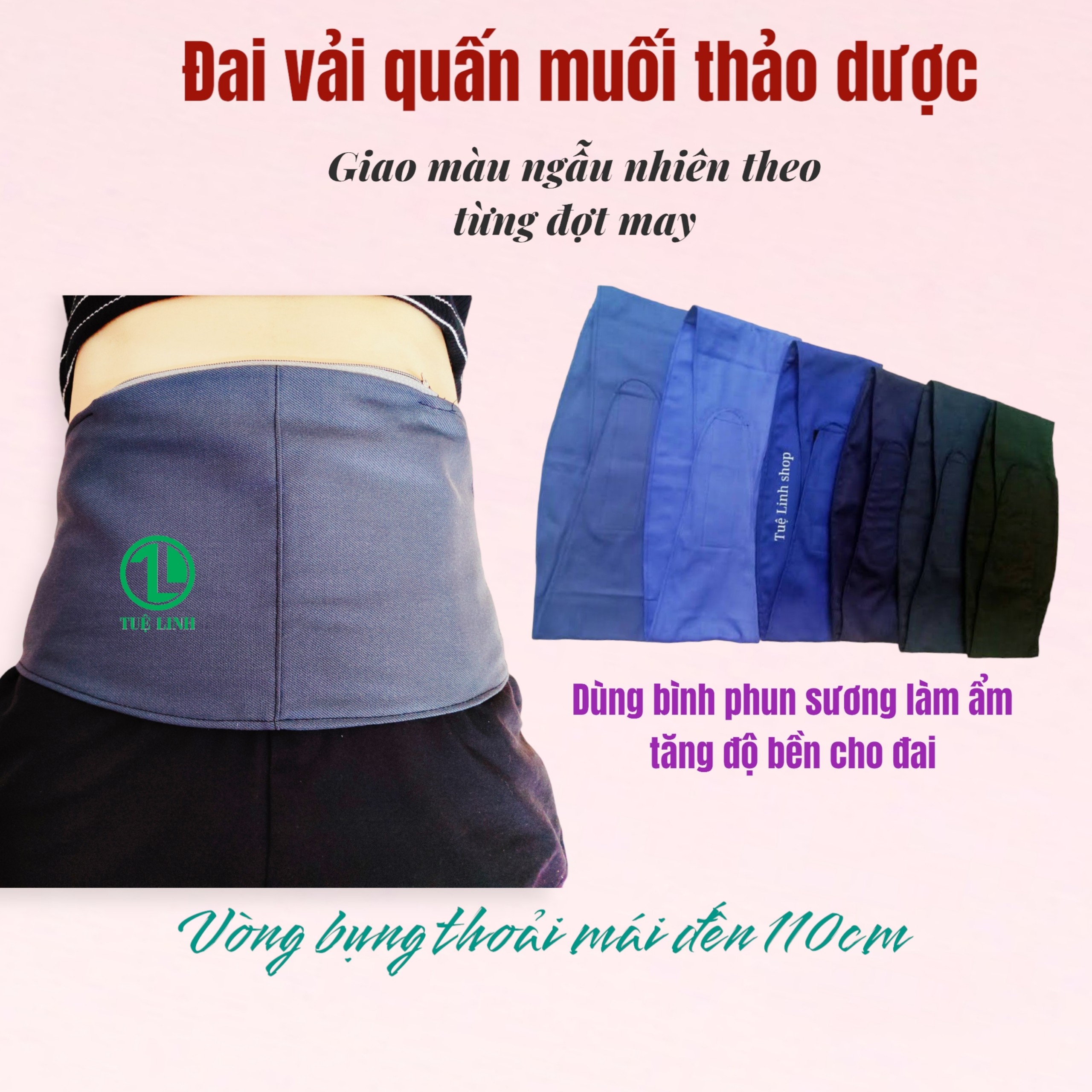 Đai quấn muối thảo dược loại có miếng dán
