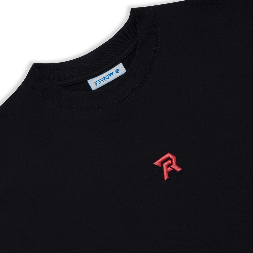 Áo thun Fearow Red Text / Màu Đen - FW158