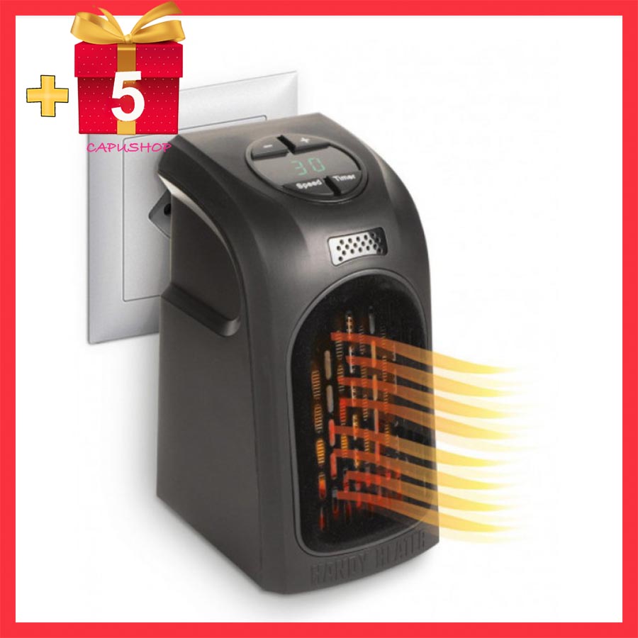 [HCM]Quạt sưởi Máy sưởi cắm điện mini Handy Heater