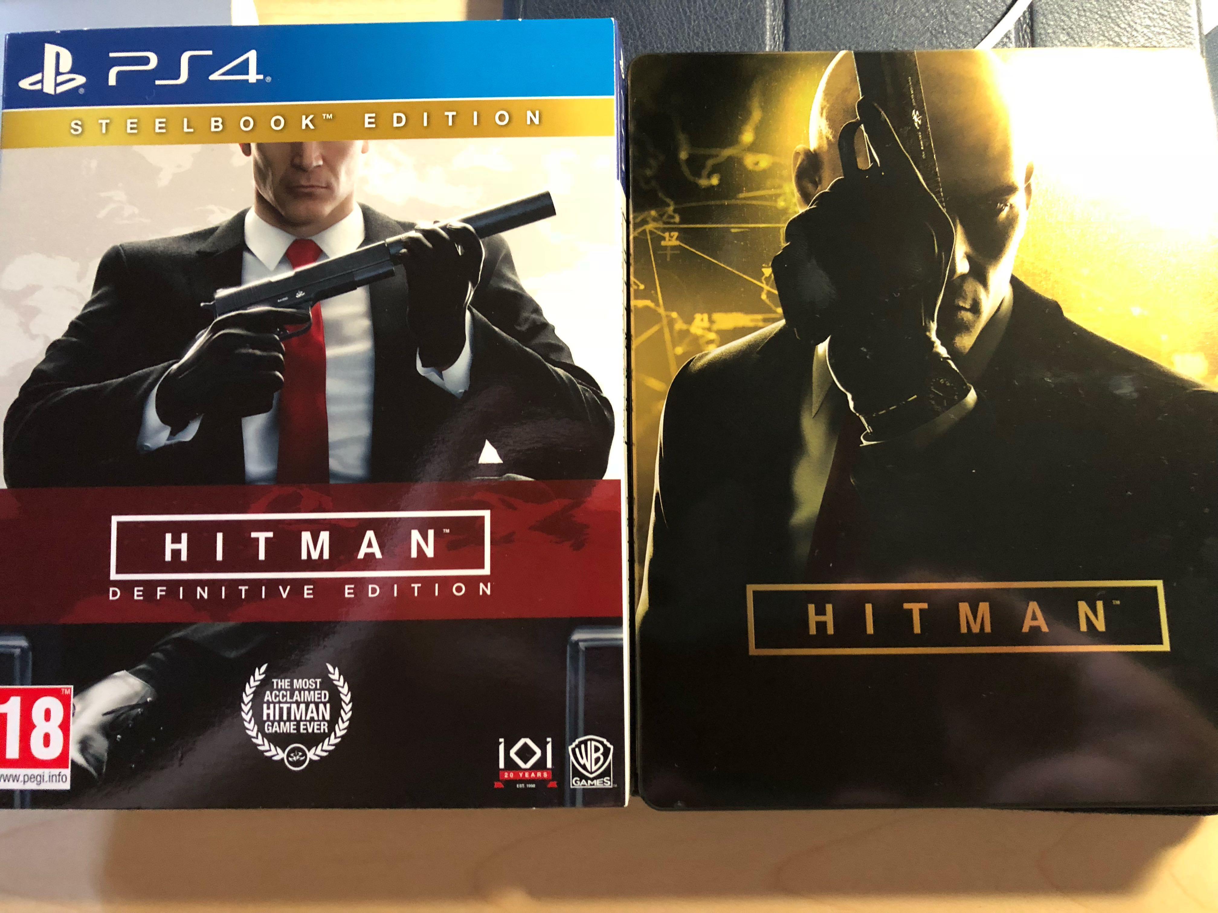 Đĩa Game Hitman Definitive Edition Steelbook Ps4