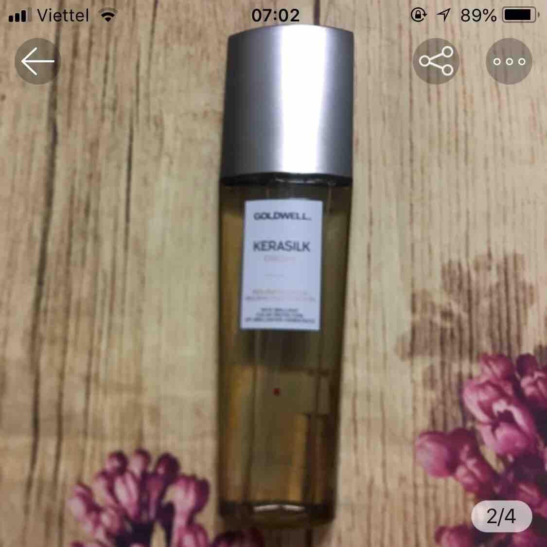 Tinh dầu dưỡng tóc goldwell kerasilk control oil 75ml