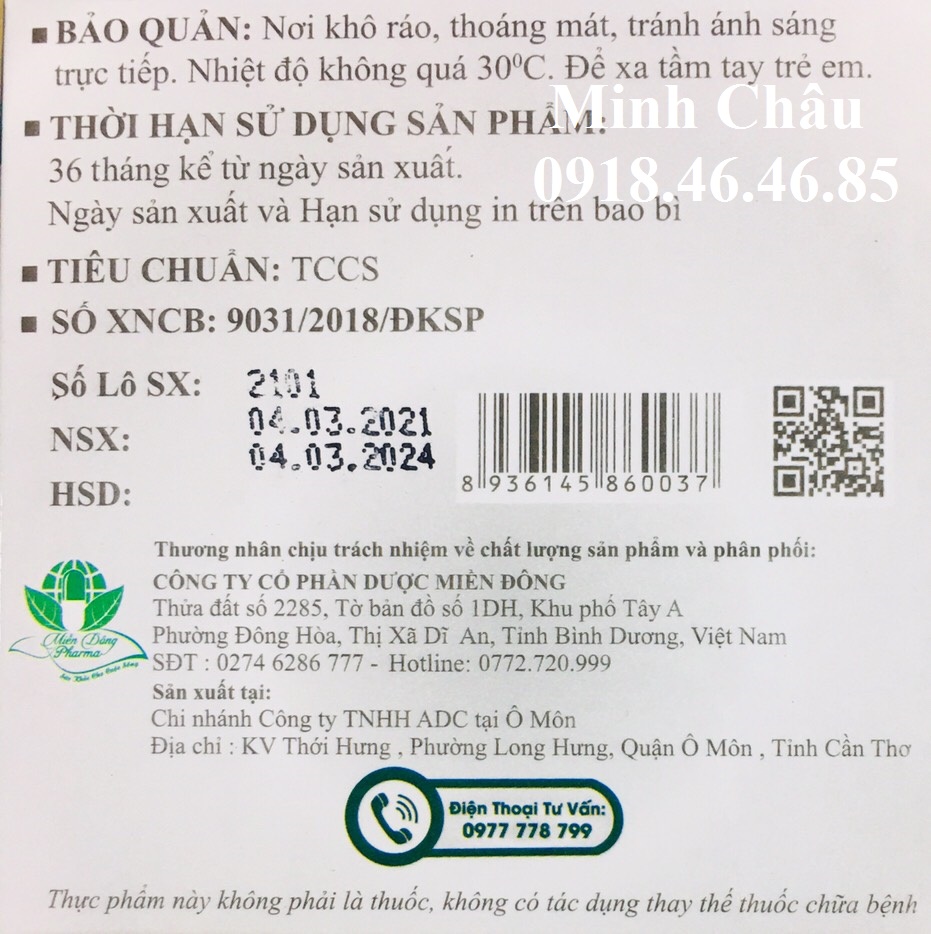 Viên ngậm la hán kha tử