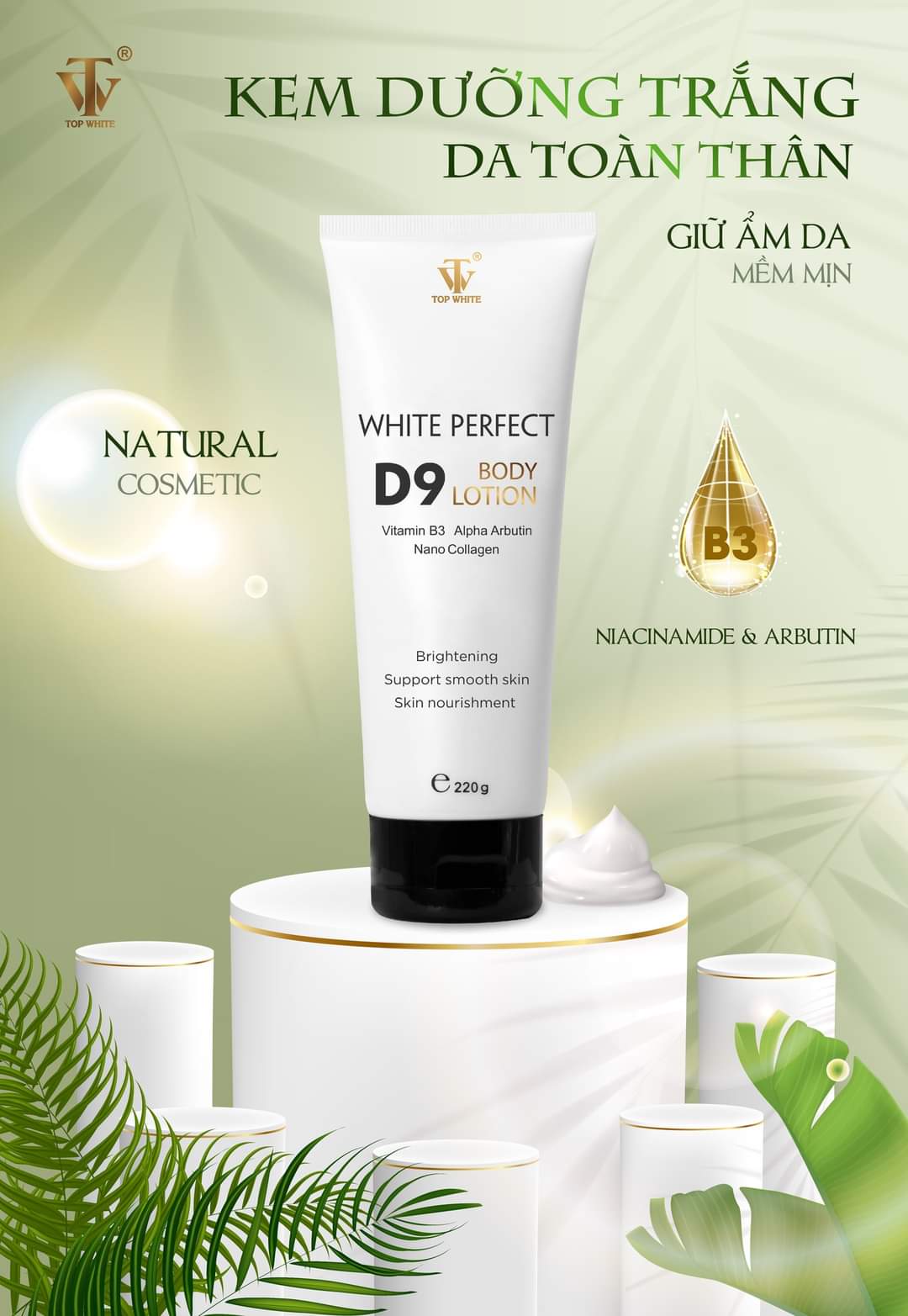 WHITE PERFECT D9 KEM DƯỠNG DA BODY