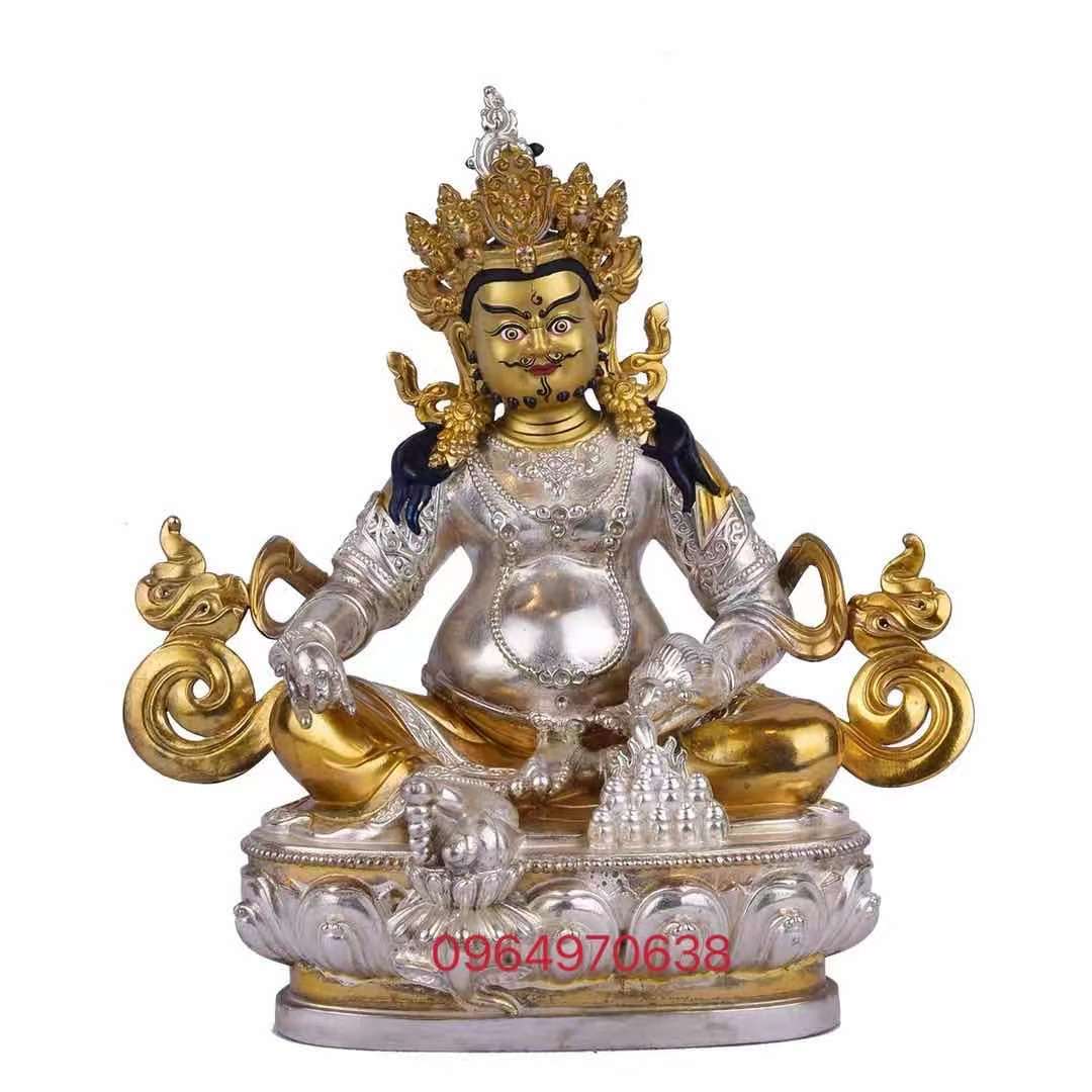 Tượng đồng tây tạng - hoàng thần tài 22cm