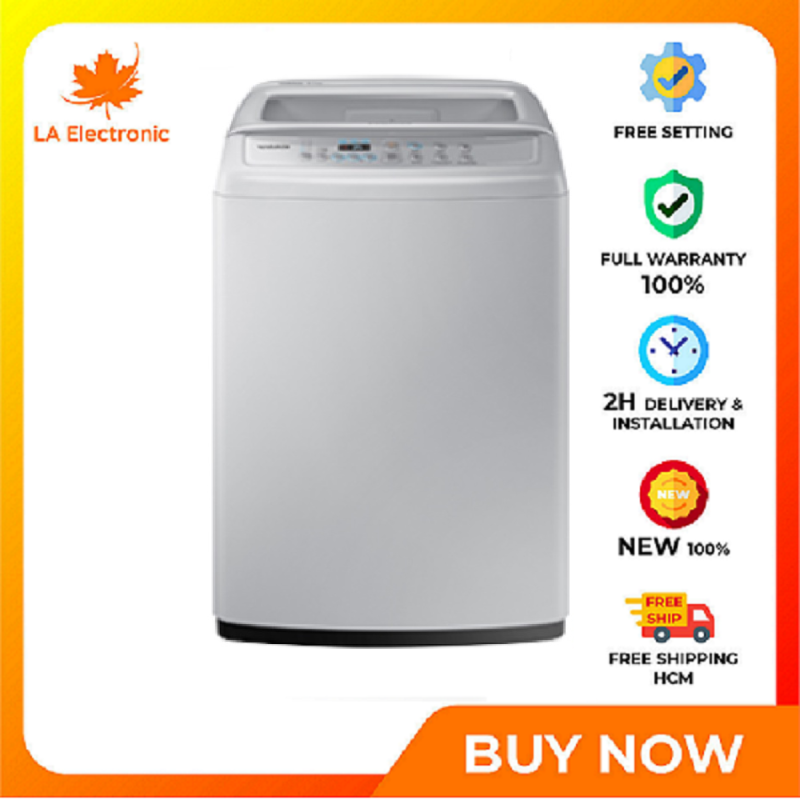 Máy giặt Samsung 9 Kg WA90H4200SG/SV - Miễn phí vận chuyển HCM - Khóa trẻ em Tự khởi động lại khi có điện Tự động vệ sinh lồng giặt Eco Tub Clean 5 cấp độ nước chính hãng