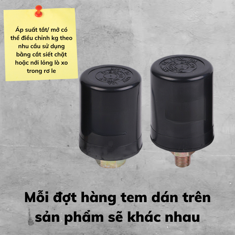 [HCM]Rơ le công tắc áp suất máy bơm nước tự động