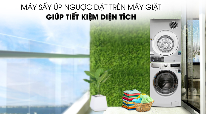 [TRẢ GÓP 0%] Máy Sấy 8Kg Electrolux EDV805JQSA (Giá áp dụng giao tại HN, HCM& các tỉnh liên hệ shop)