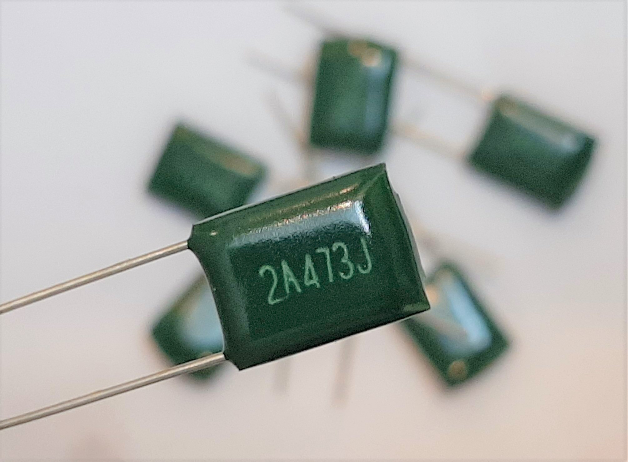 Tụ mica xanh lá 2a473j, tụ 2a473j, tụ mica xanh lá 2a224j, tụ 2a224j - sai số 5%