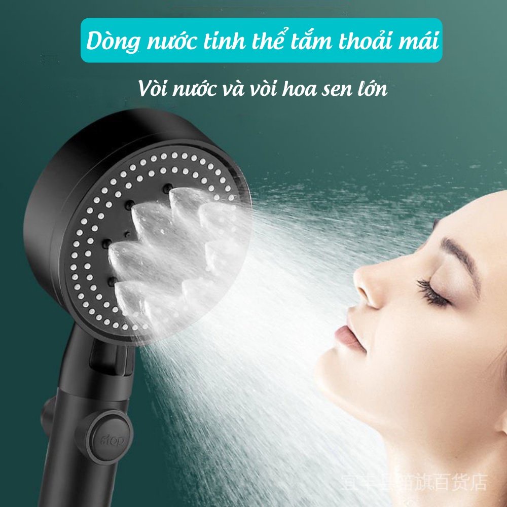 Vòi hoa sen tăng áp -Vòi hoa sen tăng áp-Vòi hoa sen -Bộ Vòi Hoa Sen Gắn Ngoài, Vòi Phun Nước Nhỏ Vòi Sen Tăng Áp, Hộ Gia Đình