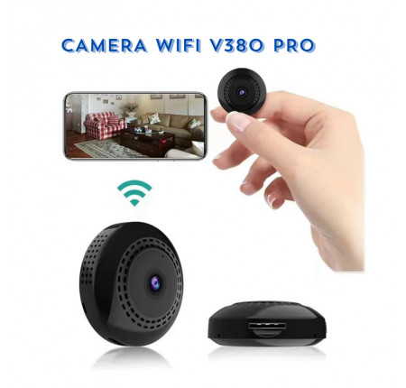Camera wifi mini v380 pro phần mềm v380 full hd 1080p, camera an ninh không dây ,tầm nhìn ban đêm camera giám sát hồng ngoại, theo dõi từ xa ứng dụng điện thoại v380 pro ,tặng kèm chân đế
