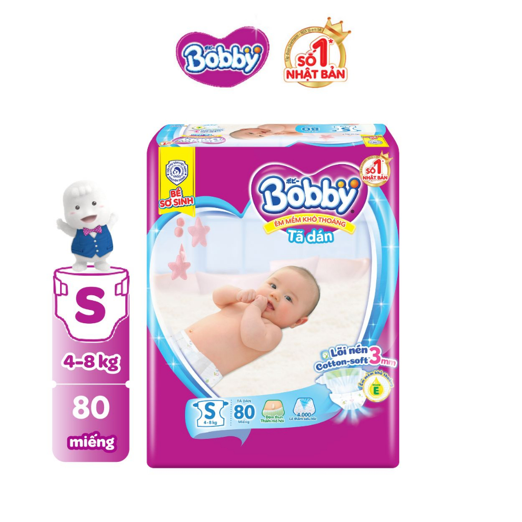 SIÊU SALE Tã dán BOBBY đủ size S, M, L, XL