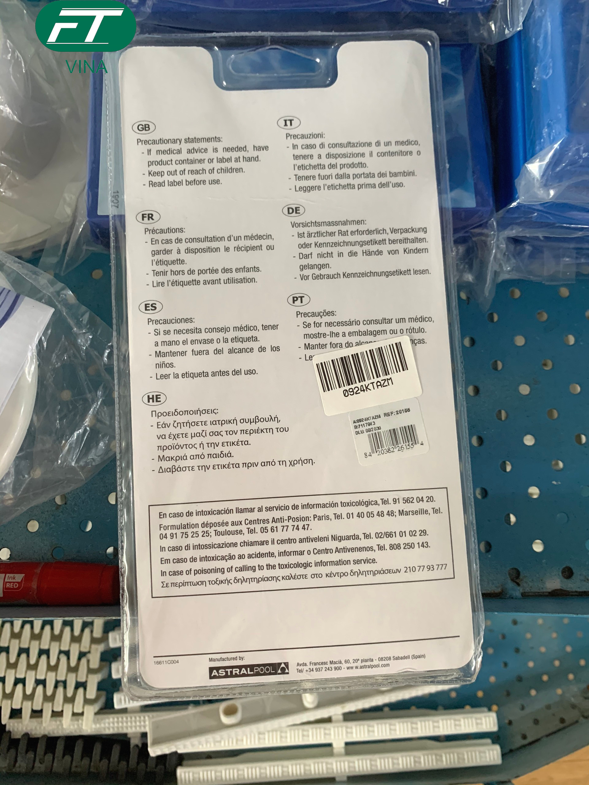 Bộ kit test nước hồ bơi
