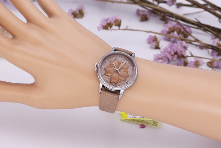 Đồng hồ nữ dây da Julius Ja-1000