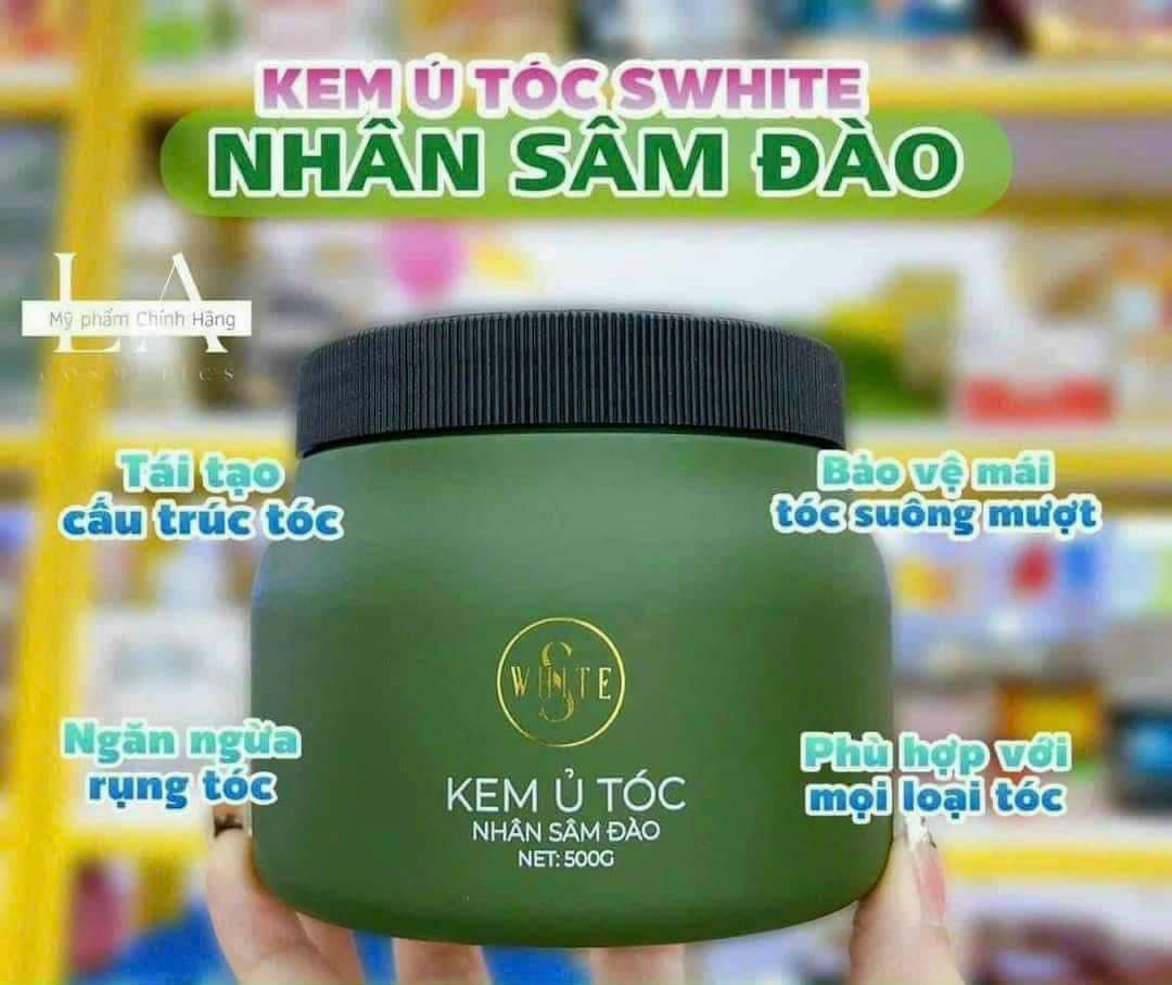 Ủ tóc nhân sâm đào Swhite 500g