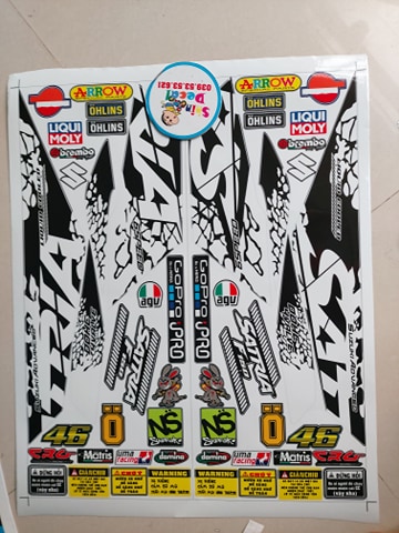 Tem Satria fi báo đốm tặng logo