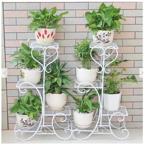 Kệ sắt để cây cảnh sang trọng 5 tầng (Đen)