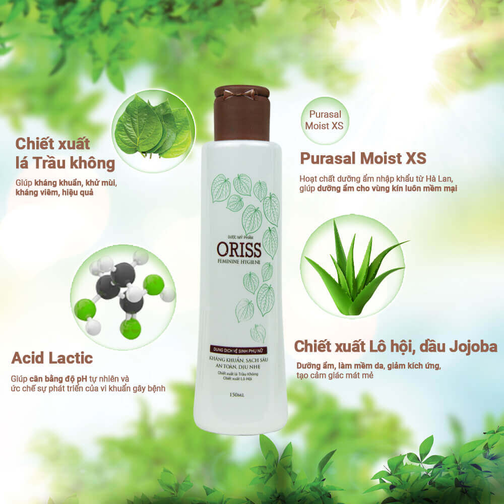 DUNG DỊCH VỆ SINH ORISS 150ML