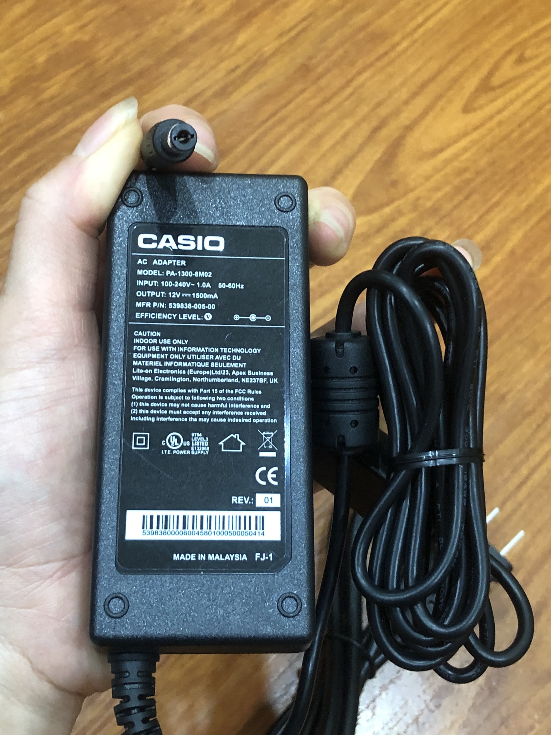 Cục Nguồn Cho Đàn Casio Wk-1800