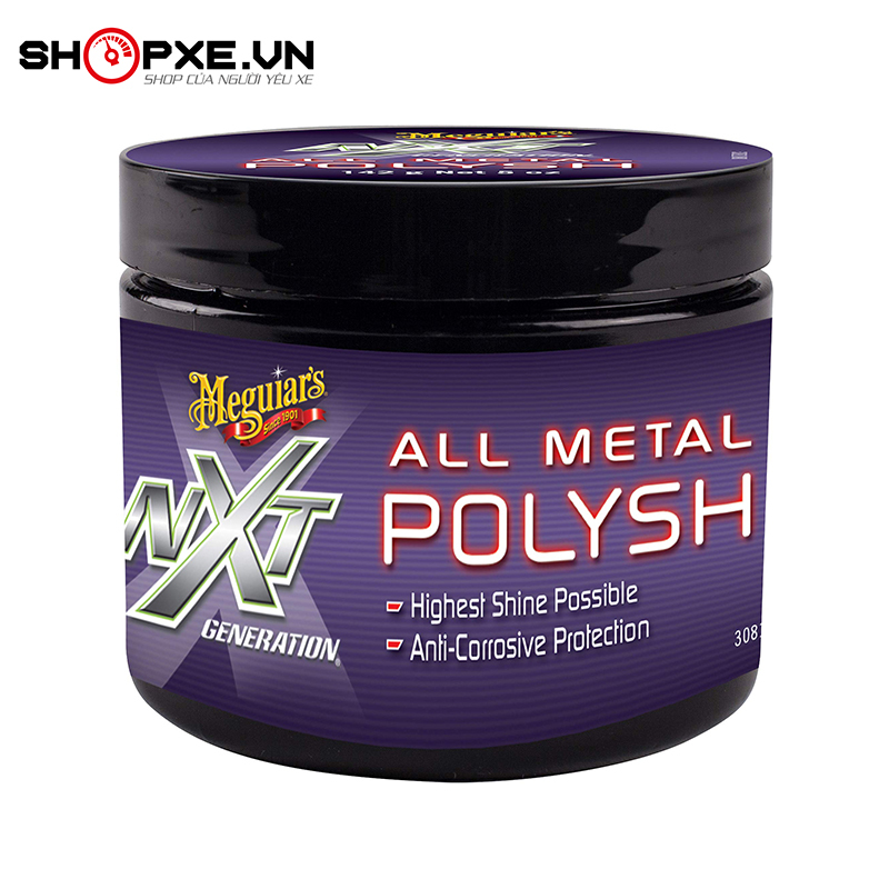 Xi đánh bóng kim loại - Meguiars NXT Gen All Metal Polysh- G13005, 142g