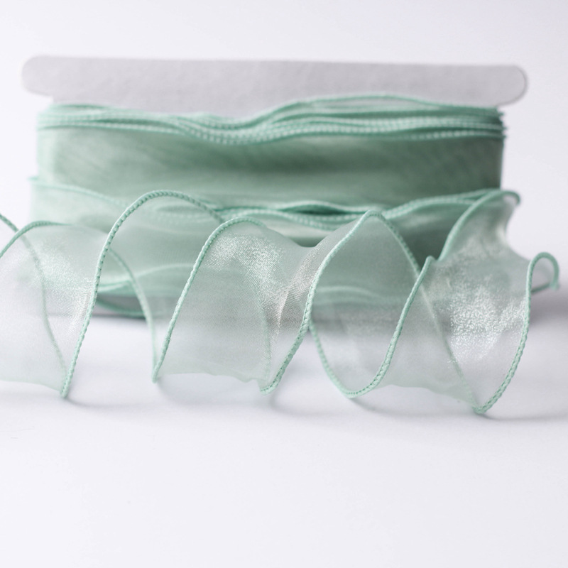 Ruy băng voan viền bèo bản 6cm