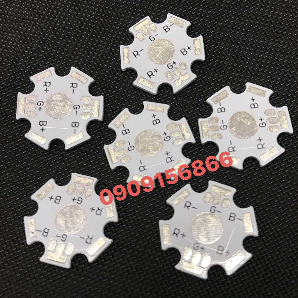 Đế tản nhiệt luxeon rgb ( combo 10 đế)