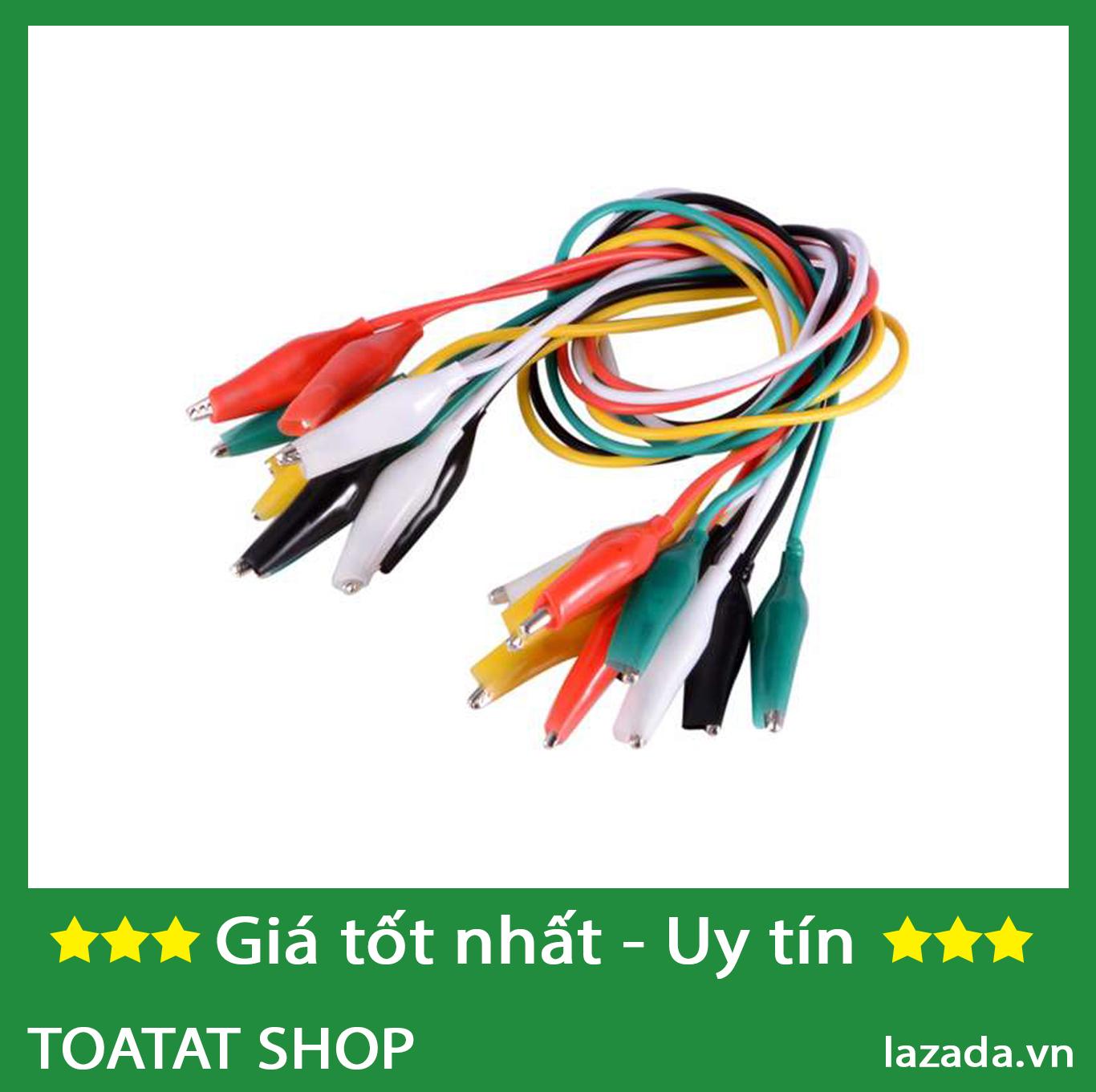 Bộ 3 Dây kẹp cá sấu 2 đầu