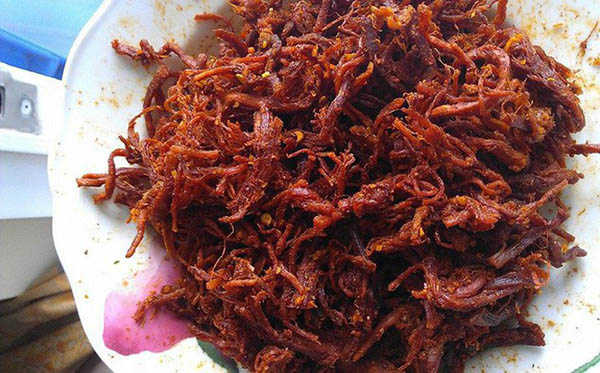1kg bò khô sợi thơm ngon (thịt heo giả bò khô)