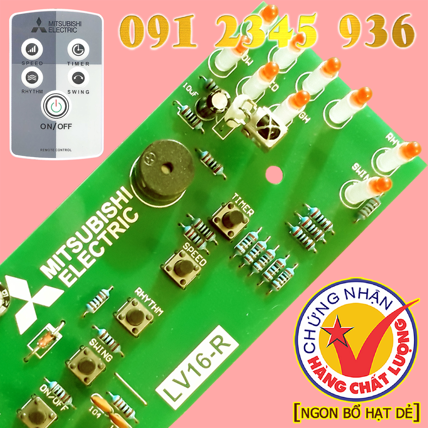 Mạch Quạt Đứng MITSUBISHI cho quạt mát