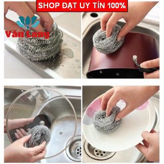 Cọ xong lồi, cọ xoong nồi bằng Inox không gỉ, cọ rửa không rỉ