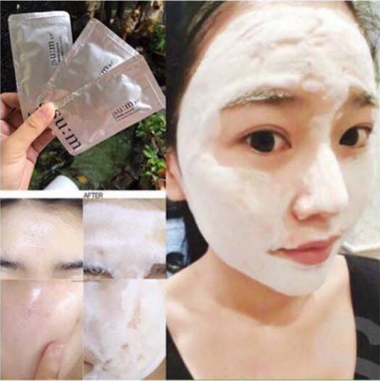 Mặt nạ thải độc da sum: 37 White Award Bubble-De Mask 2ml