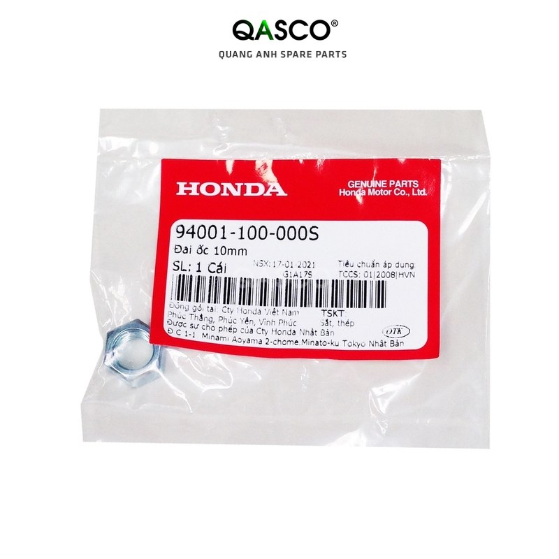 Đai ốc honda nhiều dòng xe 10mm _1483