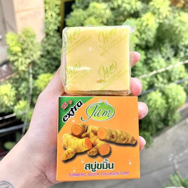 [Genuine Product] Jam Extra Thai Turmeric Bran Soap