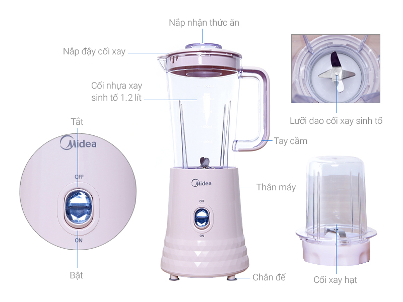 Máy xay sinh tố Midea MJ-BL35