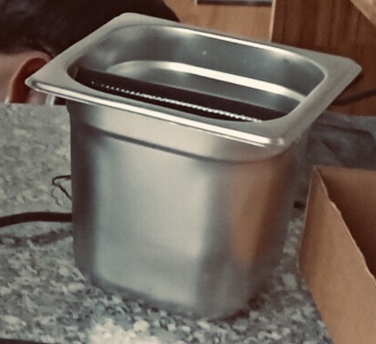 Hộp Đựng Bã Cà Phê Inox - Hộp Đập Bã Cà Phê (Knock box)
