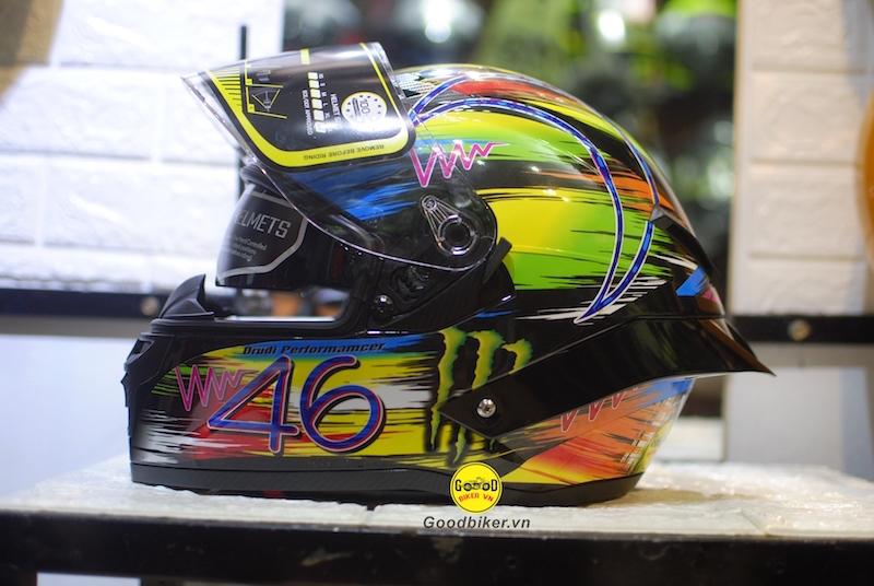 Tem AGV pista2019 dán mũ fullface